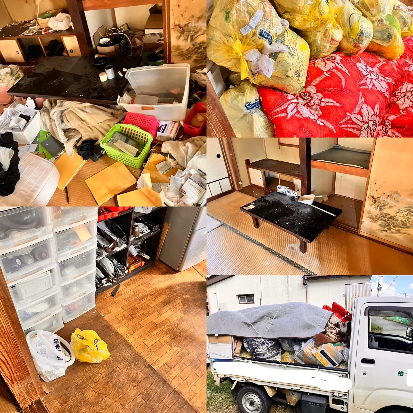 ごみ屋敷片付け作業